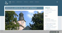 Desktop Screenshot of paul-gerhardt-gymnasium.de