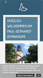 Mobile Screenshot of paul-gerhardt-gymnasium.de